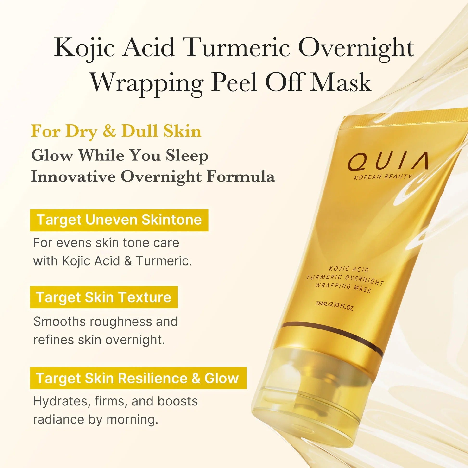 Kojic Acid Turmeric Night Wrapping Mask