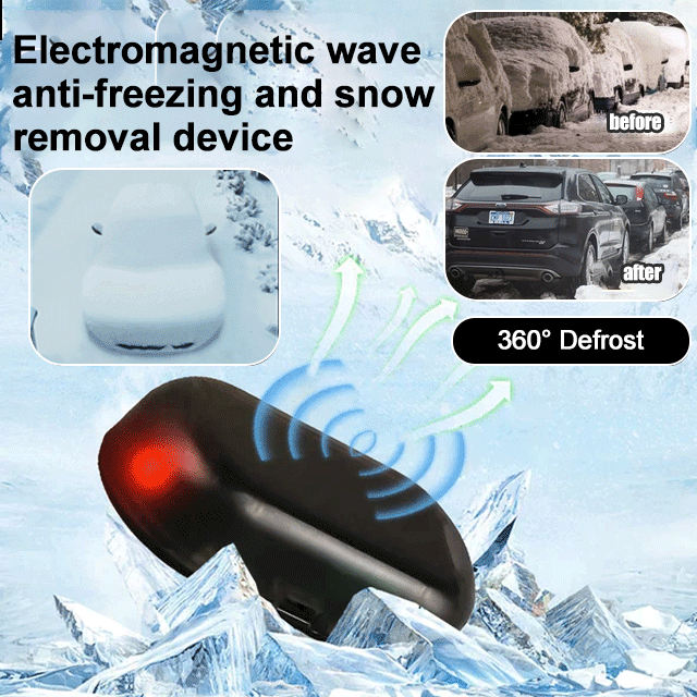 Car Anti-freezing and snow removal device
